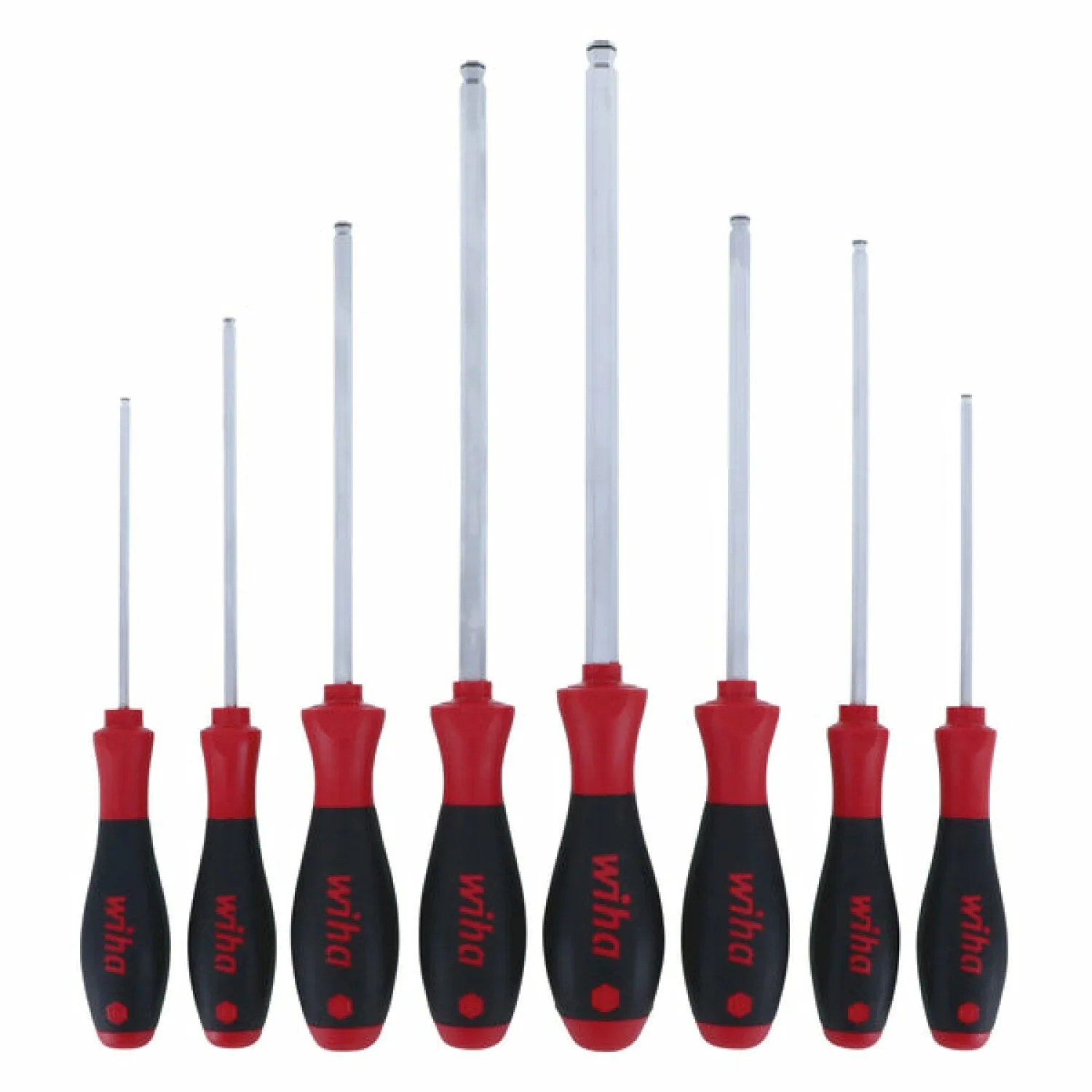 Wiha Tools 36793 8 Piece MagicRing Ball End Hex SAE Driver Set