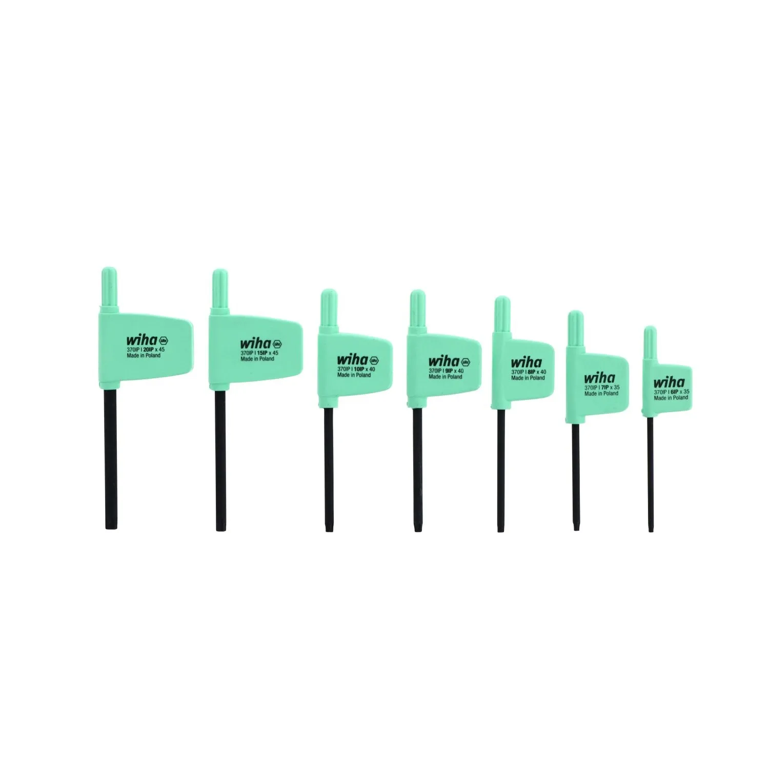 Wiha Tools 37092 TORX Plus Flag Handle Stand Set, 7 Piece