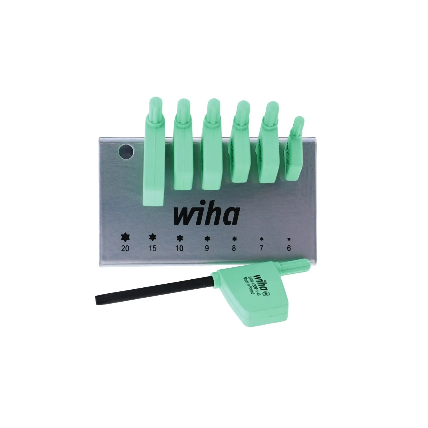 Wiha Tools 37092 TORX Plus Flag Handle Stand Set, 7 Piece