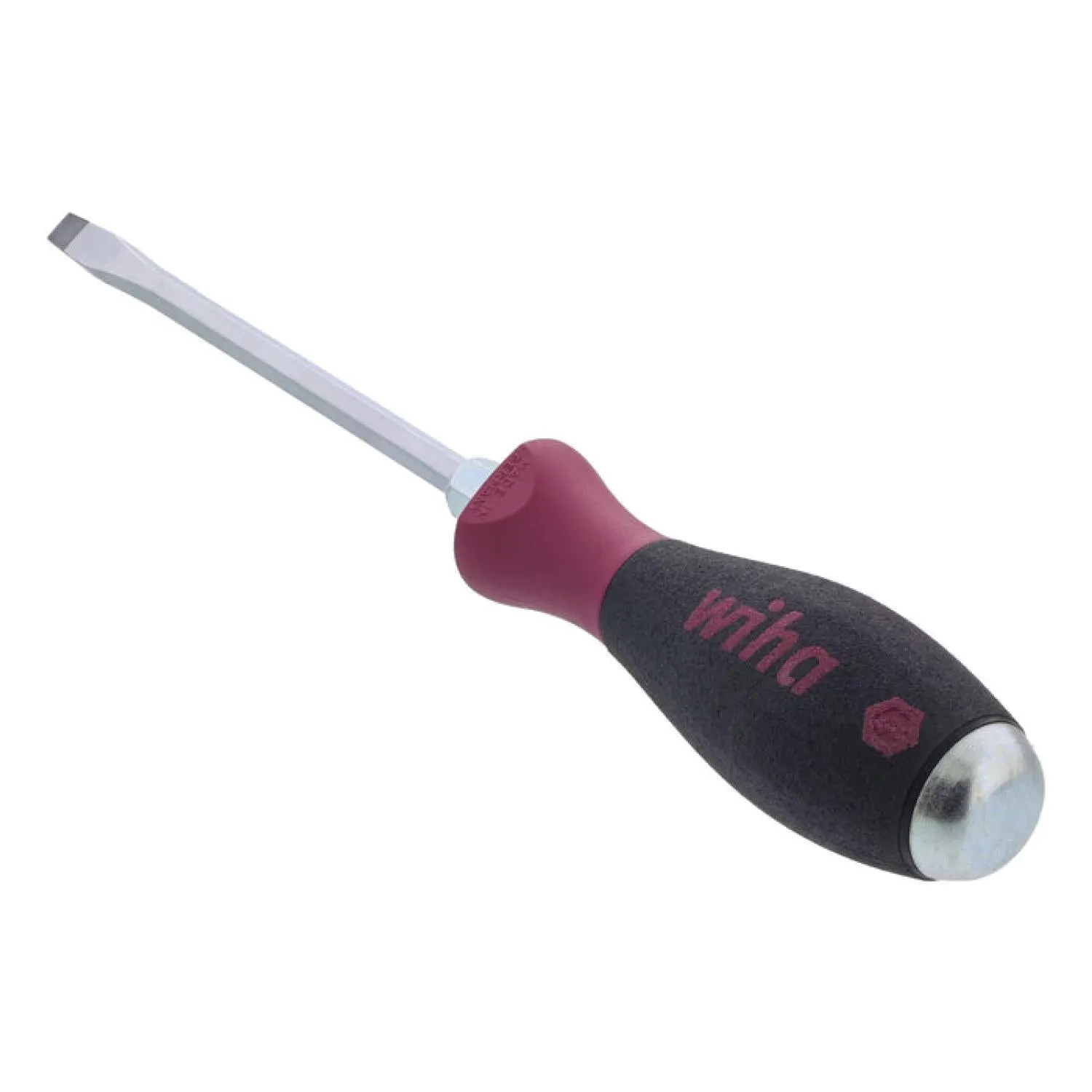 Wiha Tools 53320 MicroFinish Extra Heavy Duty Slotted Screwdriver 6.5 x 125mm