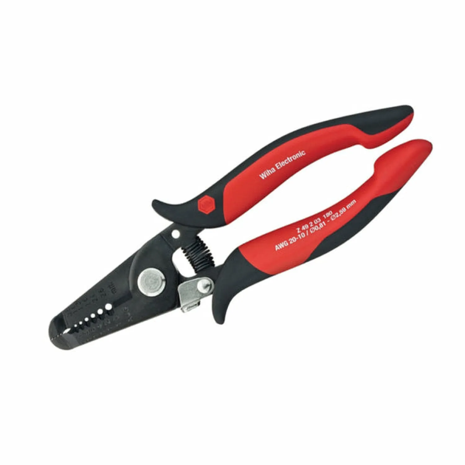 Wiha Tools 56871 Electronic Stripping Pliers 20-10 AWG