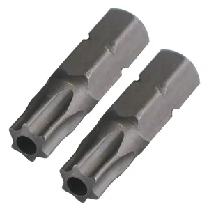 Wiha Tools 70157 T27s x 25mm Security TORX Insert Bit, 2 Pack