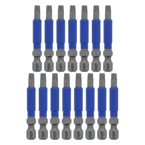 Wiha Tools 70265 TerminatorBlue Impact Bit Square #2 - 2 Inch - 15 Pack