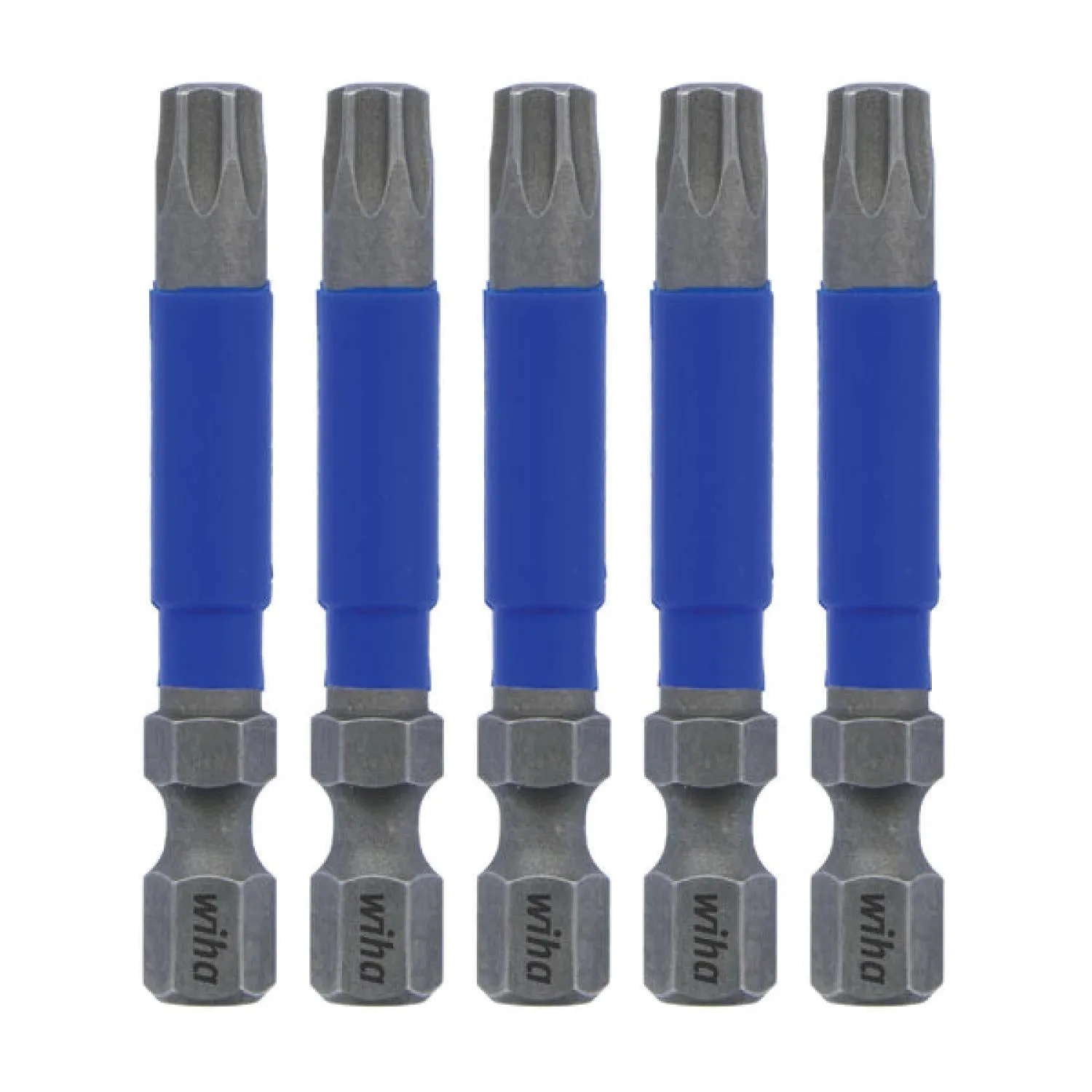 Wiha Tools 70279 TerminatorBlue Impact Bit Torx T30 - 2 Inch - 5 Pack