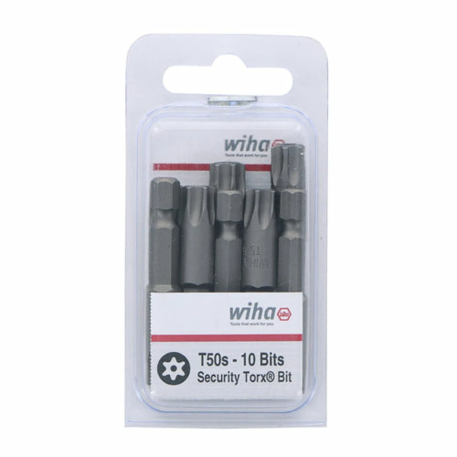 Wiha Tools 70550 Security Torx Bit T50s - 50mm - 10 Pack