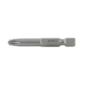 Wiha Tools 71453 #2 x 50mm Xeno Terminal Block Power Bit, 10 Pack