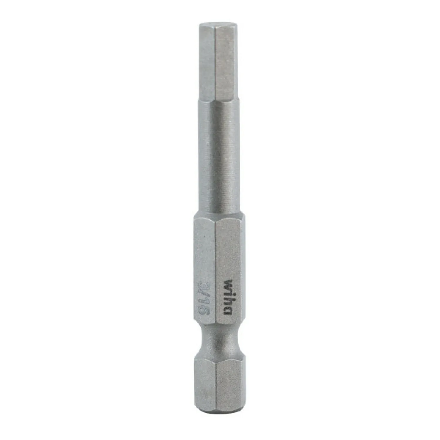 Wiha Tools 74316 Hex Inch Power Bit, 3/16" x 50 mm, 10 Pk.