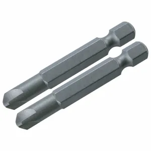 Wiha Tools 74964 #4 x 50mm Torq-Set Power Bit, 2 Pack