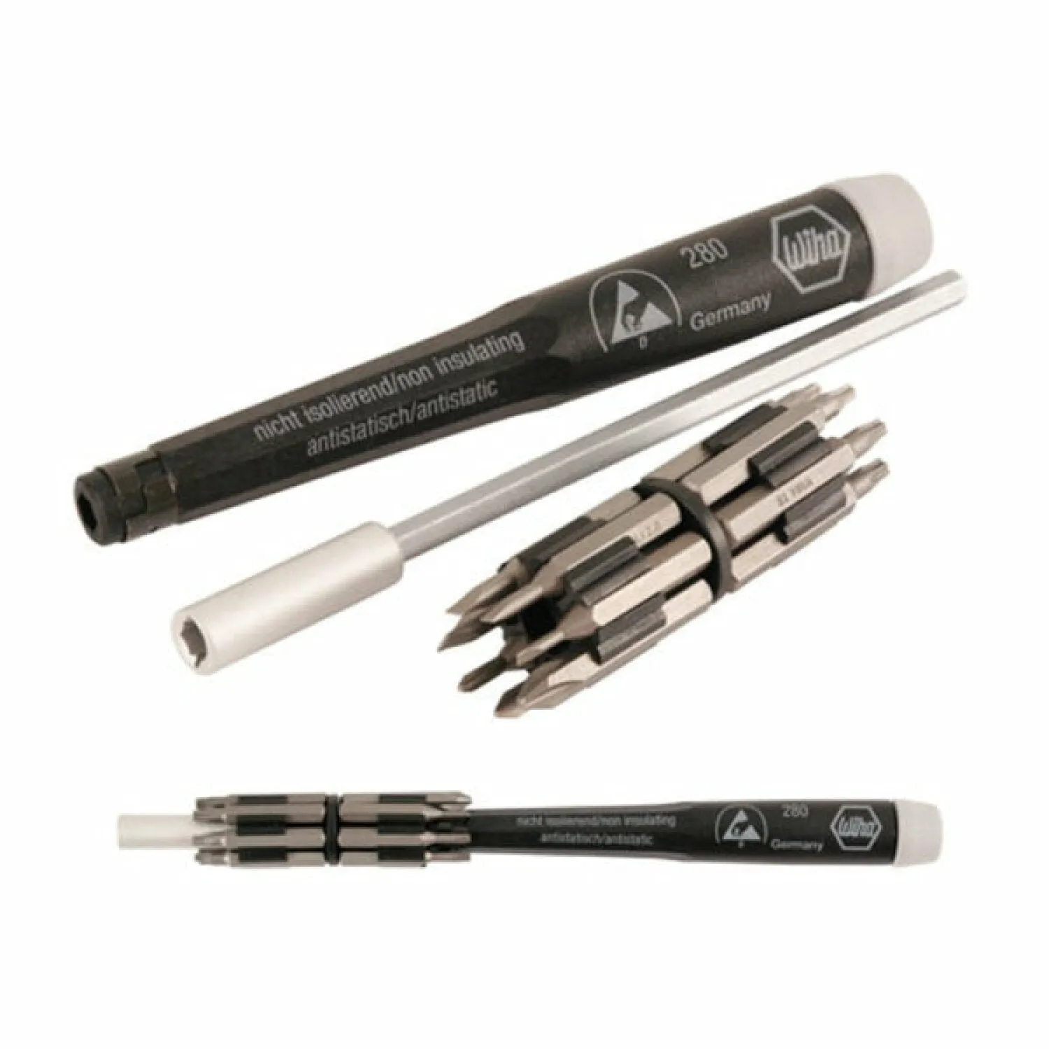 Wiha Tools 75093 System 4 ESD Safe MicroBits Set