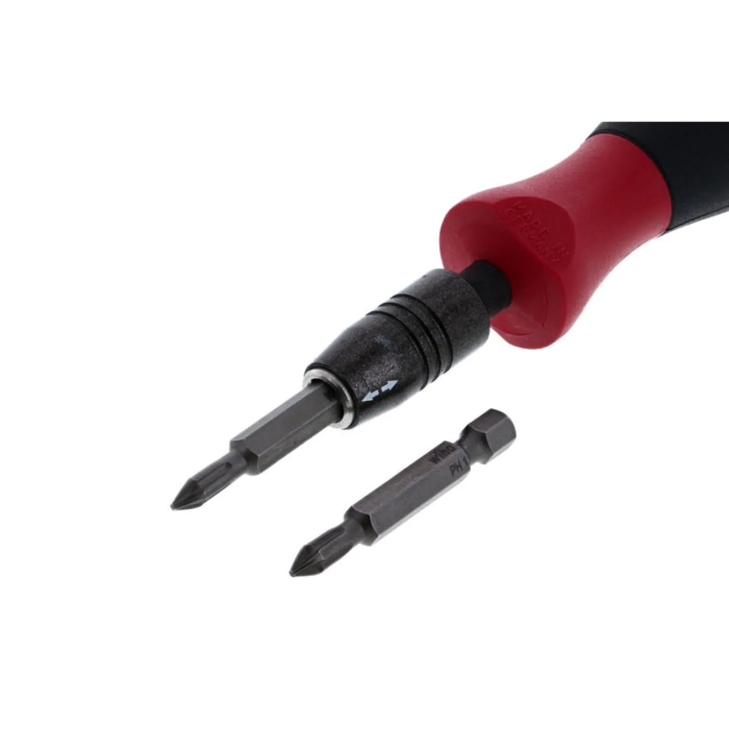 Wiha Tools 76000 SoftFinish CentroFix Quick Release 1/4 Inch Power Blade Handle