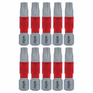 Wiha Tools 76513 MaxxTor Impact Insert Bit Torx T25 - 29mm - 10 Pack