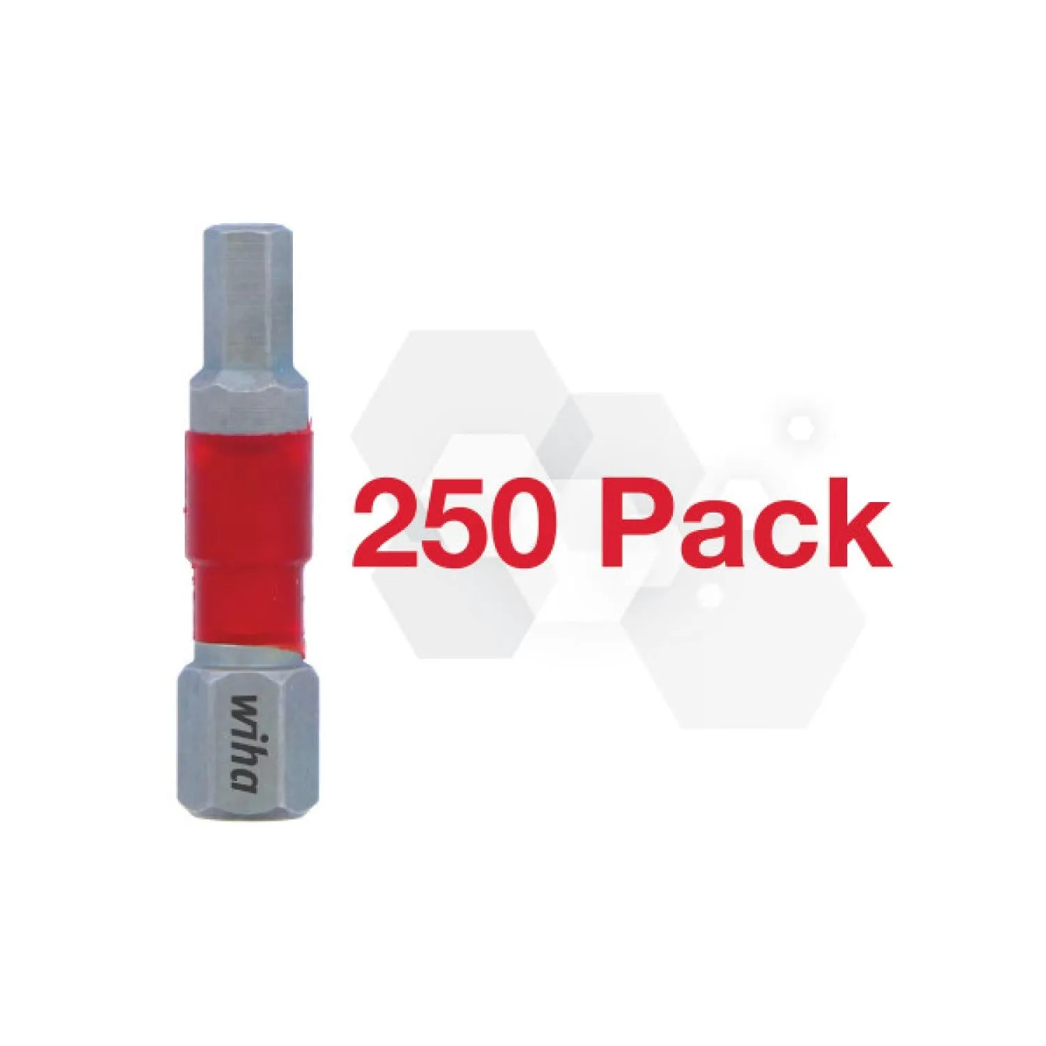 Wiha Tools 76528 - Impact Insert Bit Hex 3/16" - 250 Pk