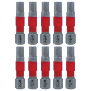 Wiha Tools 76533 MaxxTor Impact Bit Hex 3/16" x 29mm - 10 Pack