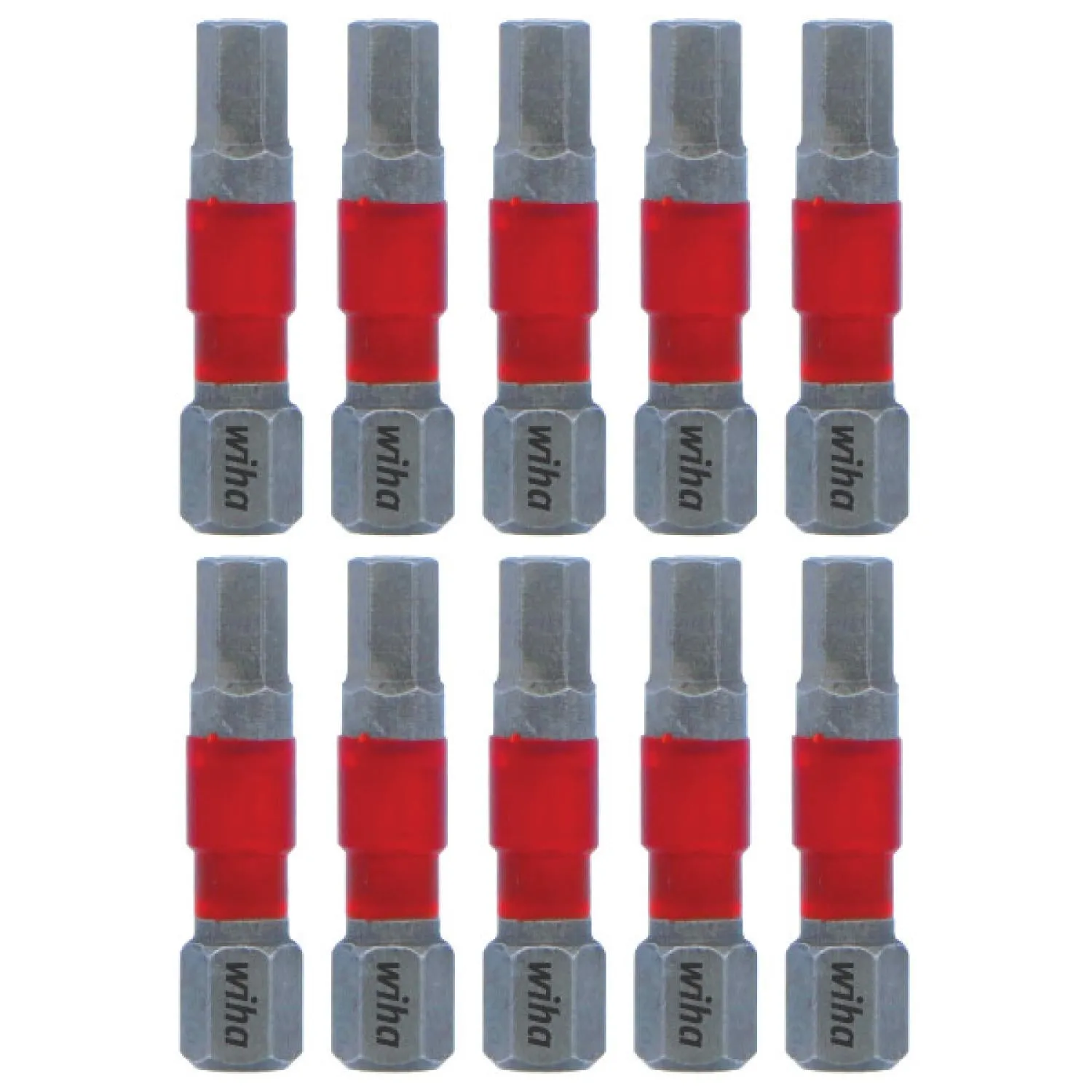 Wiha Tools 76533 MaxxTor Impact Bit Hex 3/16" x 29mm - 10 Pack