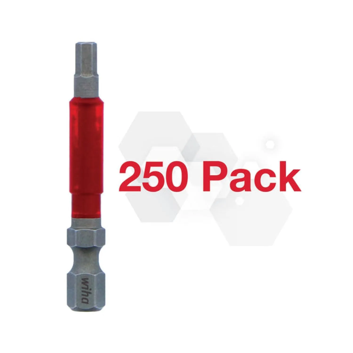 Wiha Tools 76562, Impact Power Bit Hex 1/8" - 250 Pk
