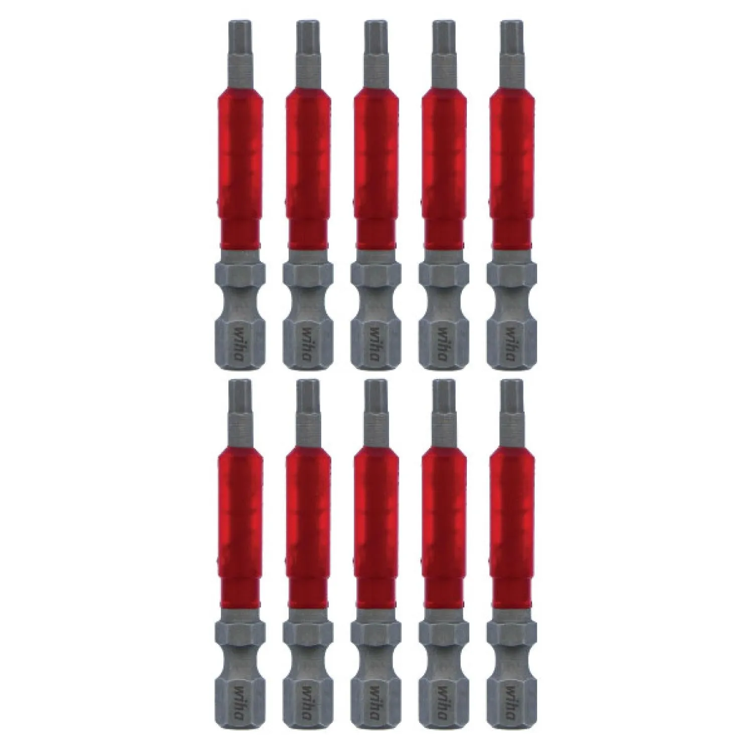 Wiha Tools 76563 MaxxTor Impact Bit Hex 3.0mm x 49mm - 10 Pack