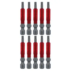 Wiha Tools 76563 MaxxTor Impact Bit Hex 3.0mm x 49mm - 10 Pack