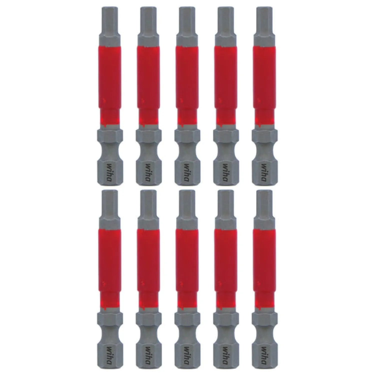 Wiha Tools 76564 MaxxTor Impact Bit Hex 4.0mm x 49mm - 10 Pack