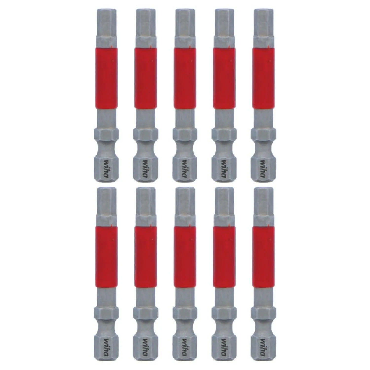 Wiha Tools 76565 MaxxTor Impact Bit Hex 5.0mm x 49mm - 10 Pack
