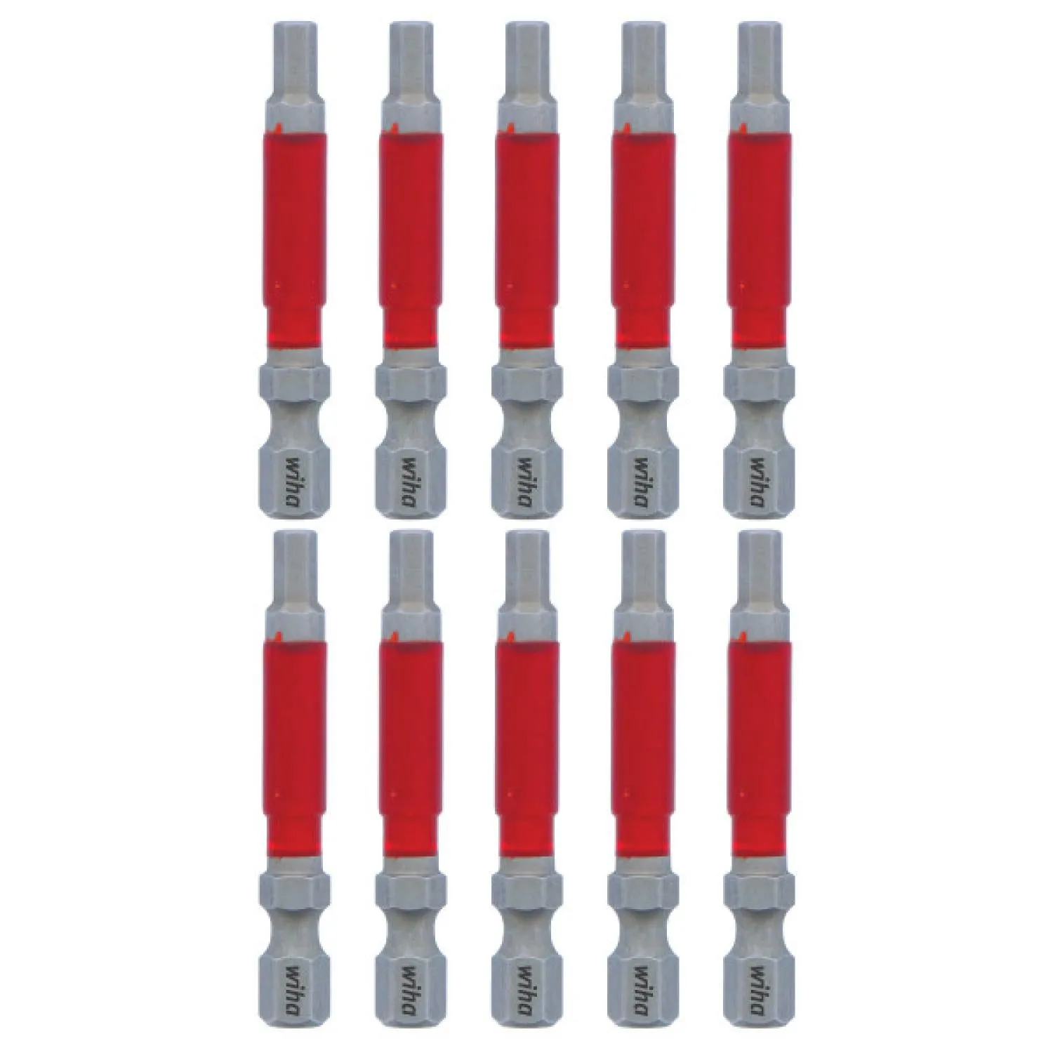 Wiha Tools 76572 MaxxTor Impact Bit Hex 5/32" x 49mm 10 Pack