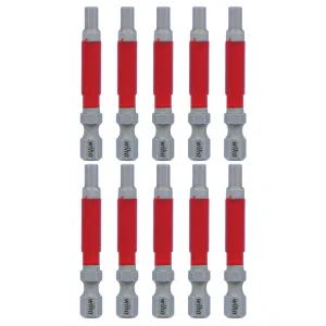 Wiha Tools 76573 MaxxTor Impact Bit Hex 3/16" x 49mm - 10 Pack