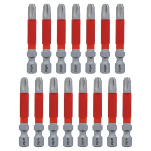 Wiha Tools 76643 MaxxTor Impact Bit Phillips #3 - 49mm - 15 Pack