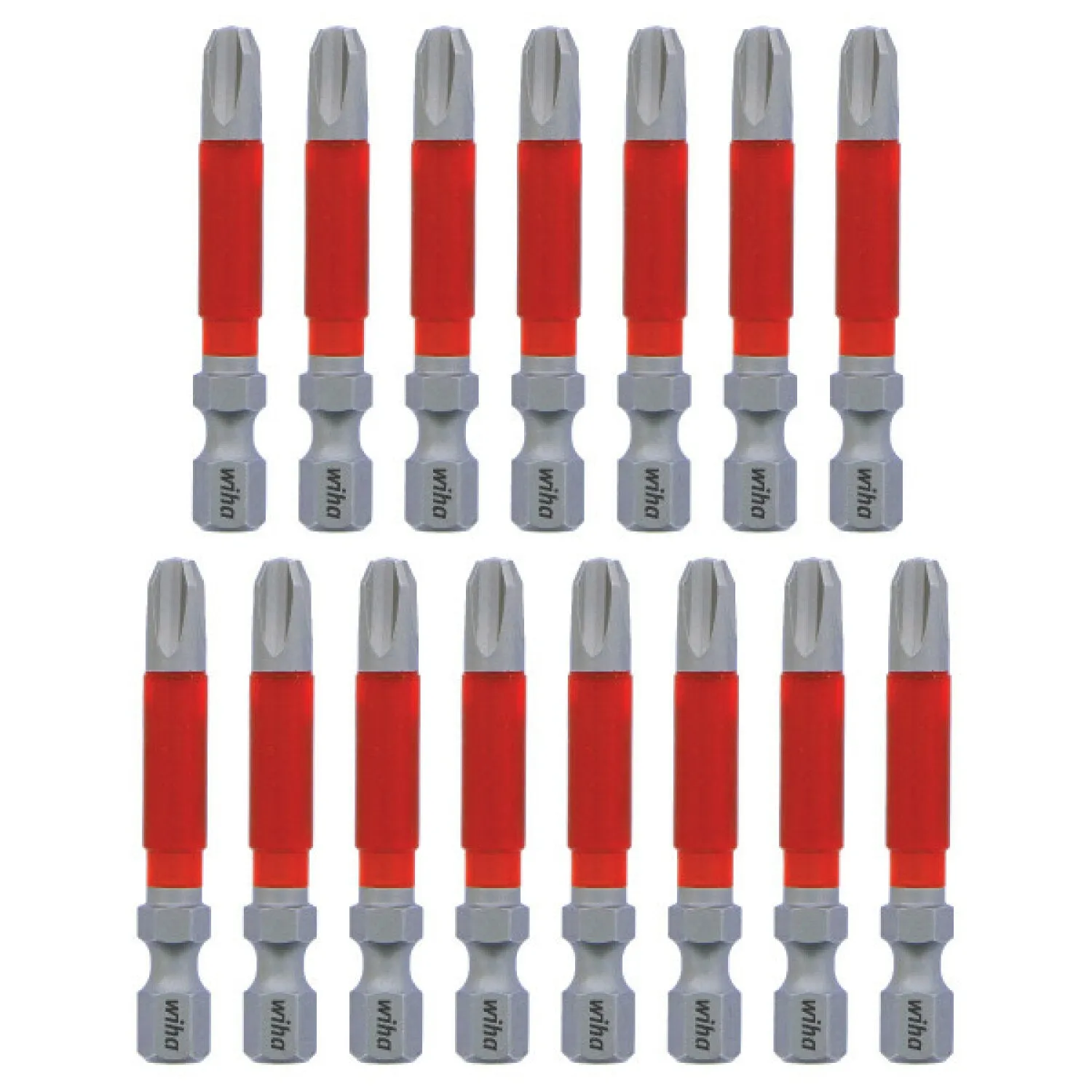Wiha Tools 76643 MaxxTor Impact Bit Phillips #3 - 49mm - 15 Pack