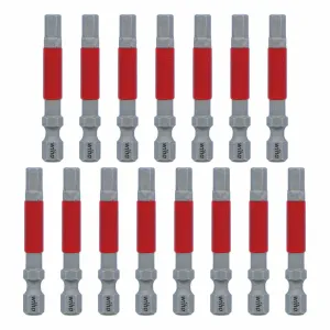 Wiha Tools 76673 MaxxTor Impact Bit Hex 3/16" - 49mm - 15 Pack
