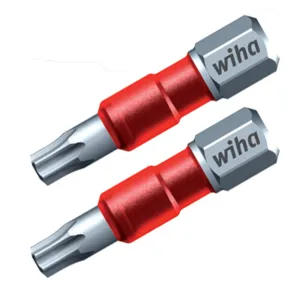 Wiha Tools 76813 T25 x 29mm TORX Terminator Impact Bit, 2 Pack