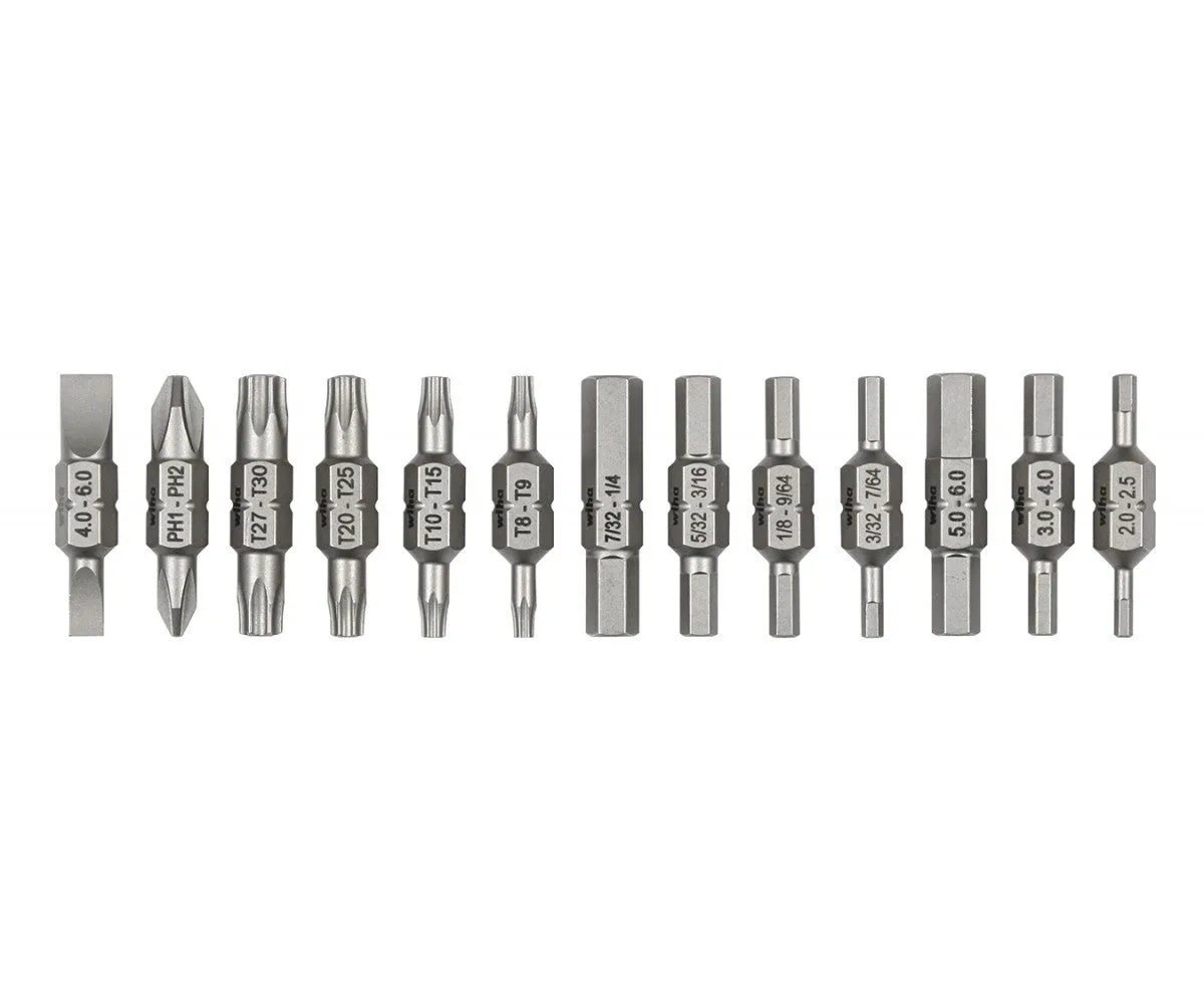 Wiha Tools 77792 14 Piece Ultra Driver 26-in-1 Bit Holder Set