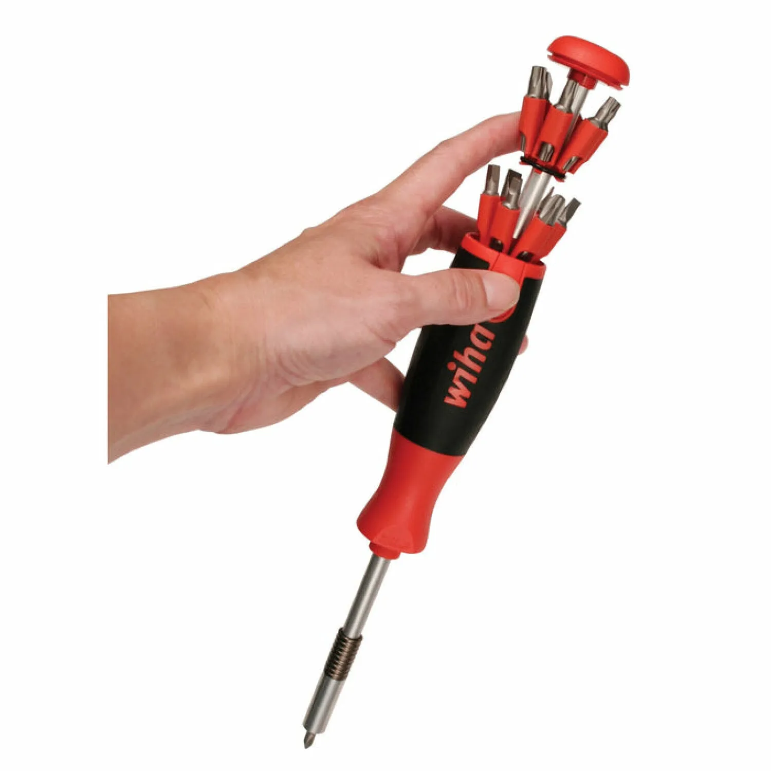 Wiha Tools 77797 14 Piece Ultra Driver 26-in-1 Tradesman Bit Holder Set