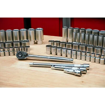 Wiha Tools Tools 33899 84-Piece 1/2 Drive MM and SAE Socket Set