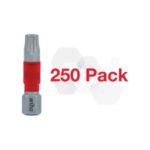 Wiha Tools Tools 76588 Impact Insert Bit TORX T27 Pack of 250 Bits