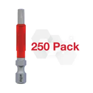 Wiha Tools Tools 76597 Impact Power Bit TORX T27 Pack of 250 Bits