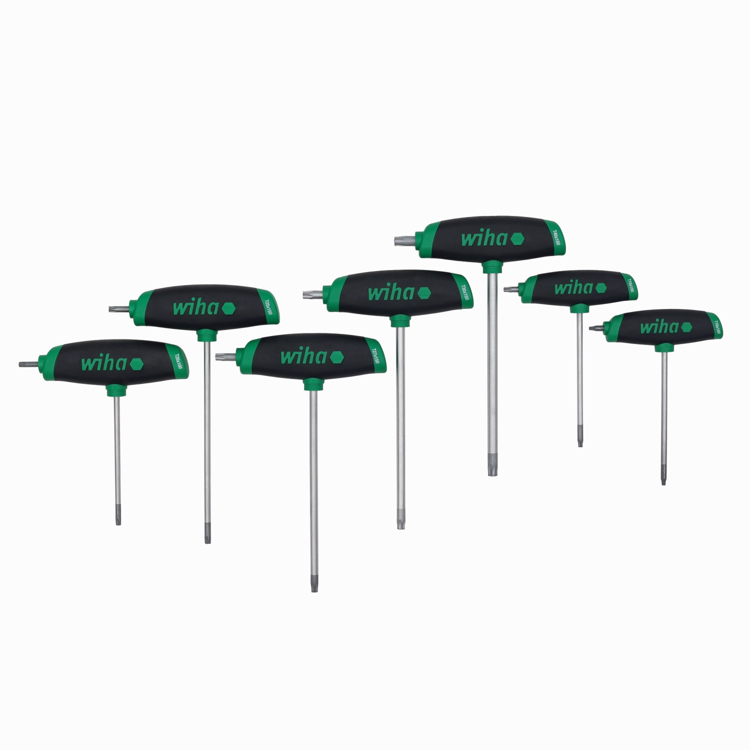 Wiha Tools 36489 Torx T-Handle Foam Tray Set, 7 Pc.