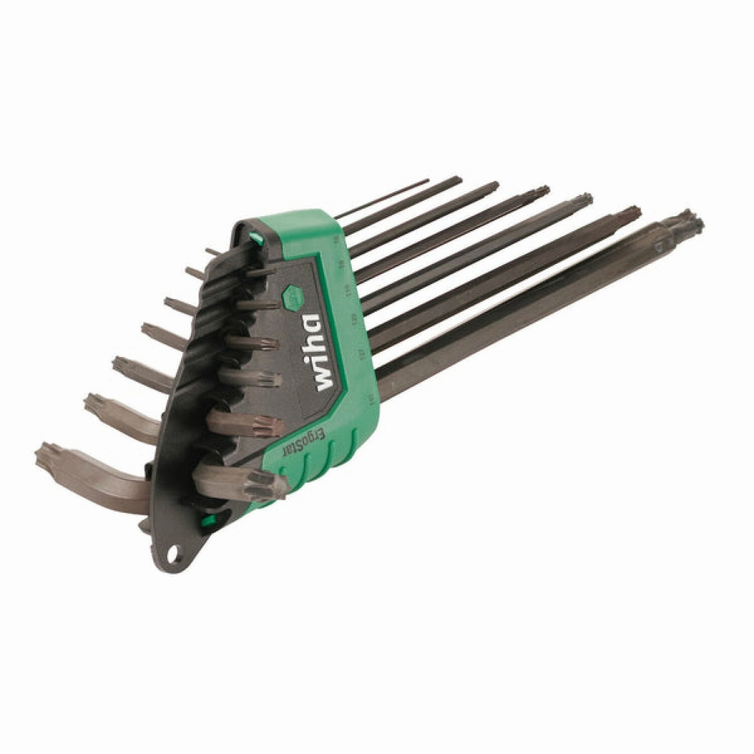 Wiha Tools 36689 ErgoStar Auto Open Ball End TORX L-Key Set, 13 Piece