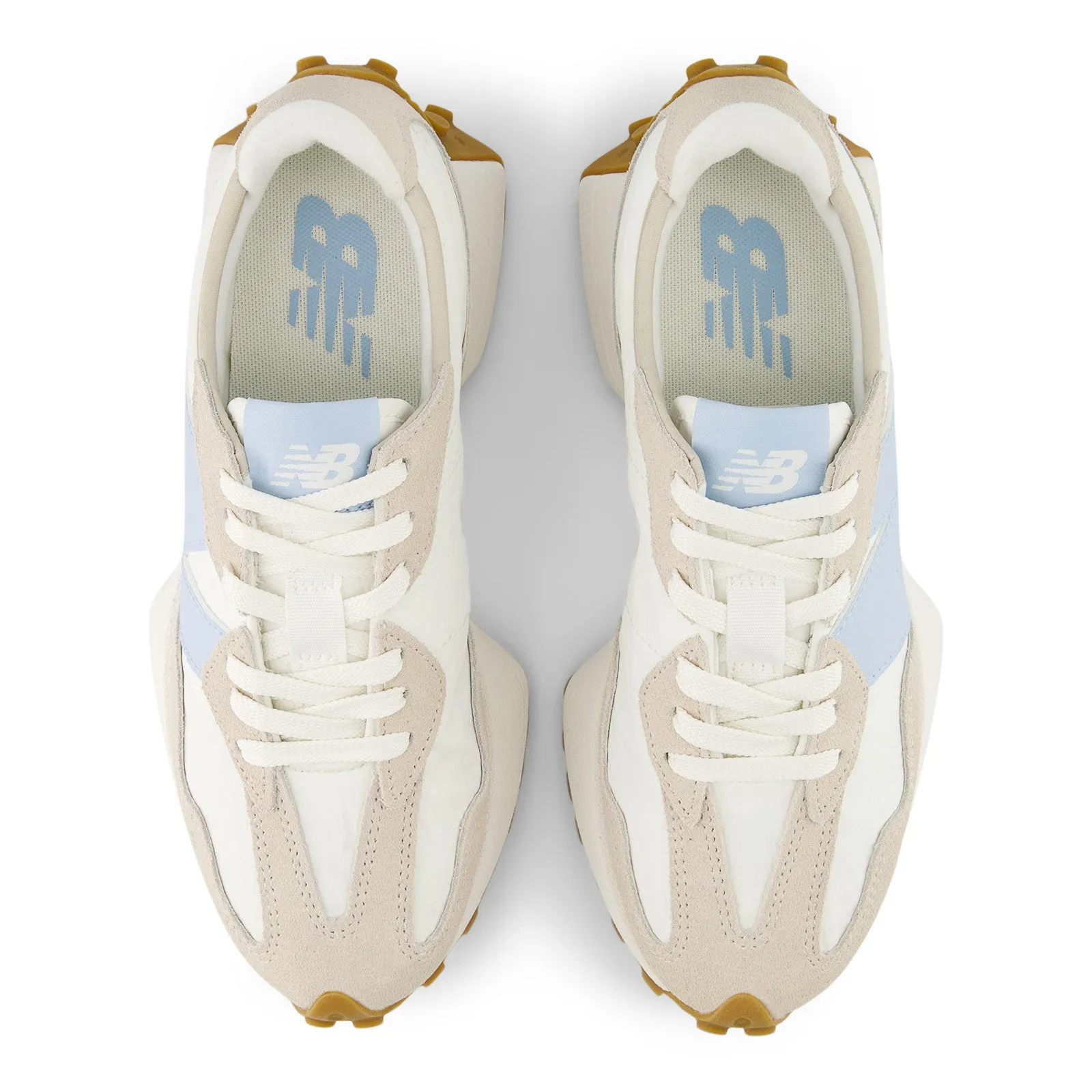 Wmns 327 'Sea Salt Light Chrome Blue'