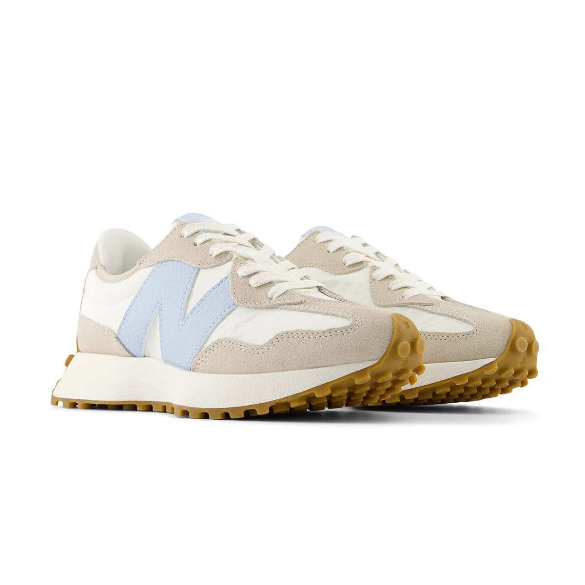 Wmns 327 'Sea Salt Light Chrome Blue'