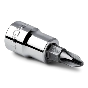 Wright Tool 2266  1/4" Drive Screwdriver Bit Socket w/Standard Phillips Bit - #2