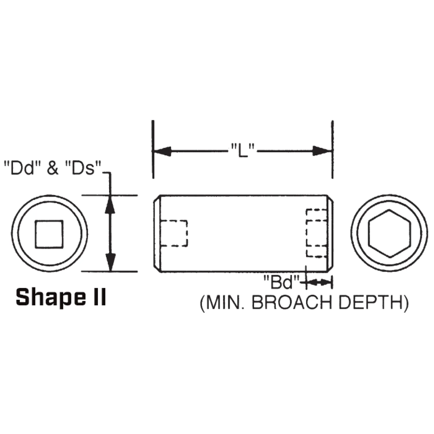 Wright Tool 85830 2-1/2" Drive 6 Point Standard Impact Socket - 3-3/4"