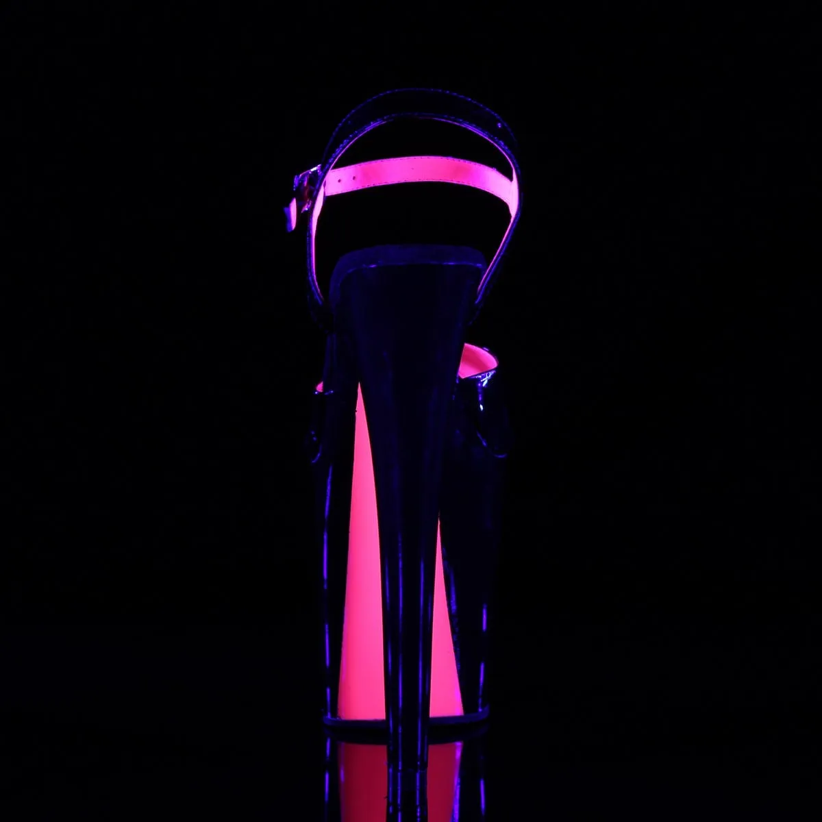 XTREME-809TT Black Patent -Neon Hot Pink/Black
